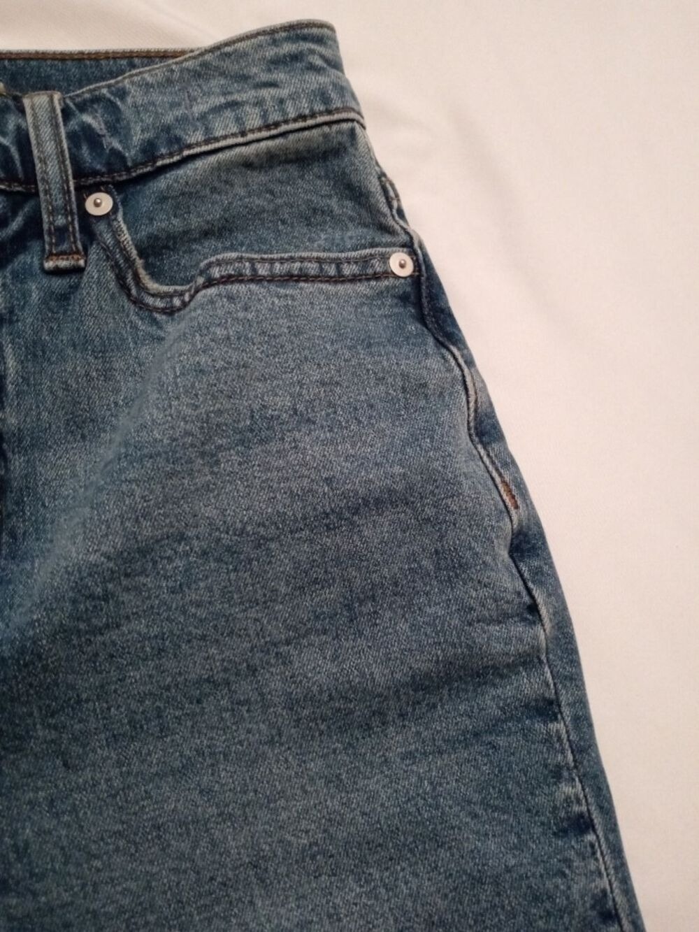 Madewell Enid Wash Rigid Mom Jeans Size 26 - Picture 11 of 13